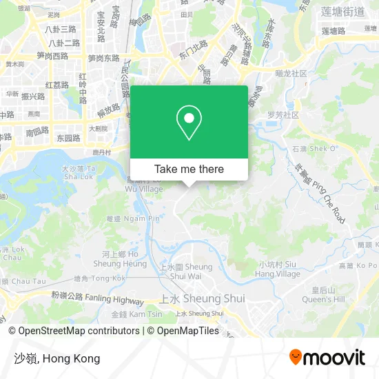 沙嶺 map