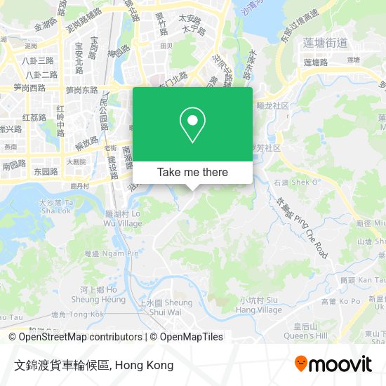 文錦渡貨車輪候區 map