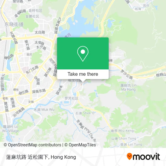 蓮麻坑路 近松園下 map