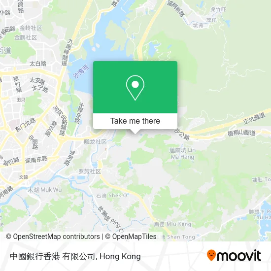 中國銀行香港 有限公司 map