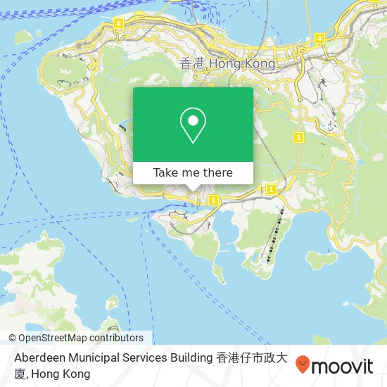 Aberdeen Municipal Services Building 香港仔市政大廈 map