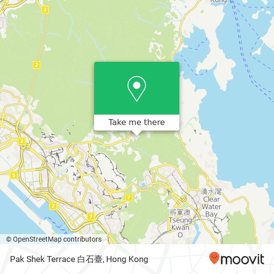 Pak Shek Terrace 白石臺 map