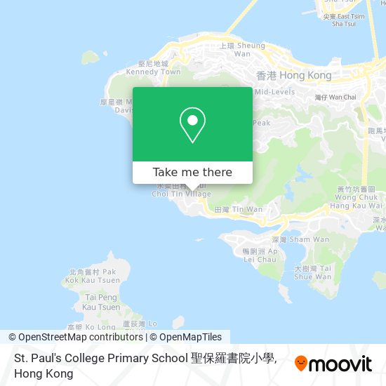 St. Paul's College Primary School 聖保羅書院小學 map