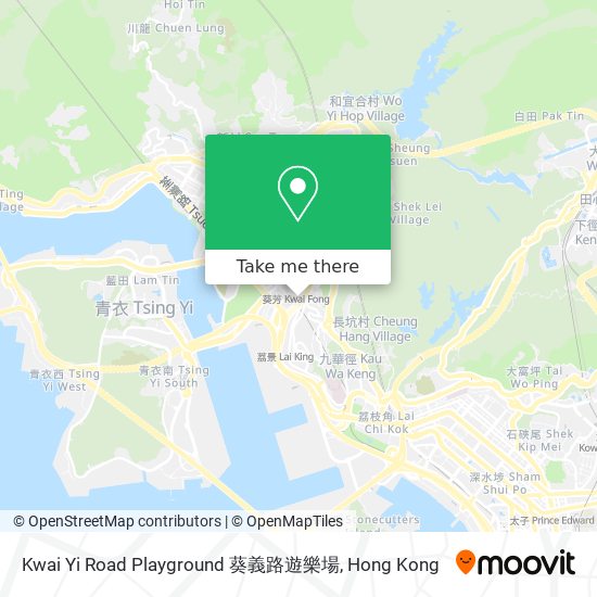 Kwai Yi Road Playground 葵義路遊樂場 map