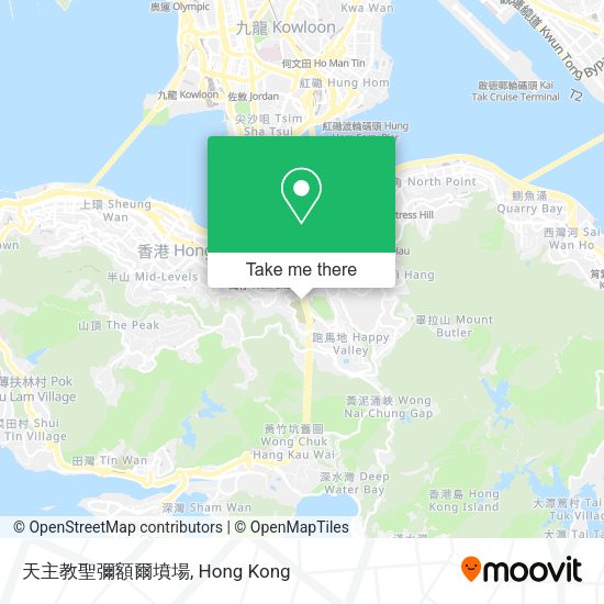 天主教聖彌額爾墳場地圖
