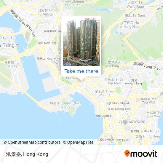泓景臺地圖