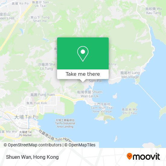 Shuen Wan map