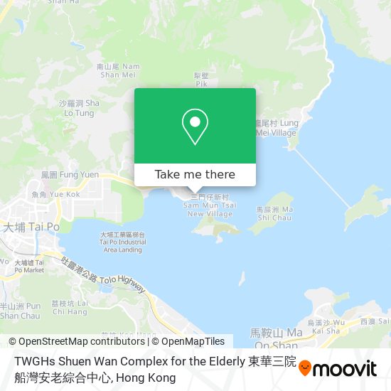 TWGHs Shuen Wan Complex for the Elderly 東華三院船灣安老綜合中心 map