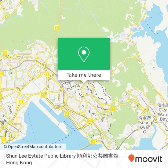 Shun Lee Estate Public Library 順利邨公共圖書館 map