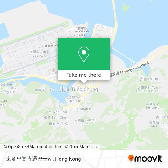 東涌皇崗直通巴士站 map