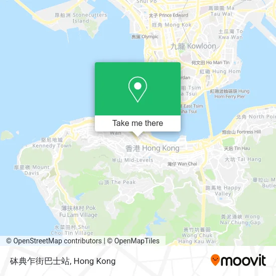 砵典乍街巴士站地圖