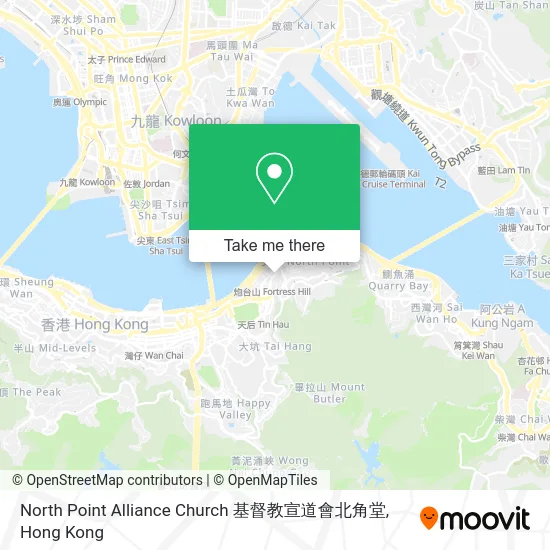 North Point Alliance Church 基督教宣道會北角堂 map
