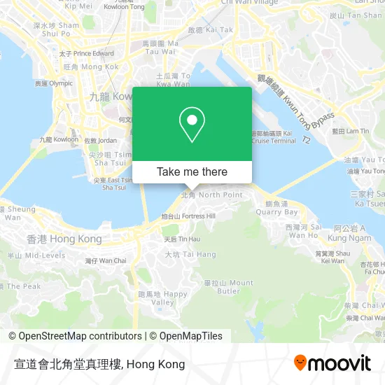宣道會北角堂真理樓地圖