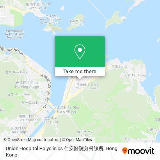 Union Hospital Polyclinics 仁安醫院分科診所 map
