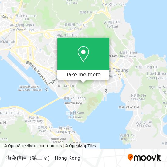 衛奕信徑（第三段） map