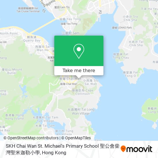 SKH Chai Wan St. Michael's Primary School 聖公會柴灣聖米迦勒小學 map