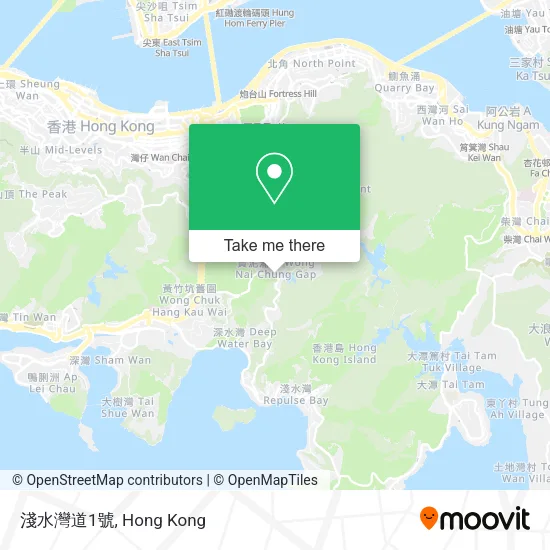 淺水灣道1號 map
