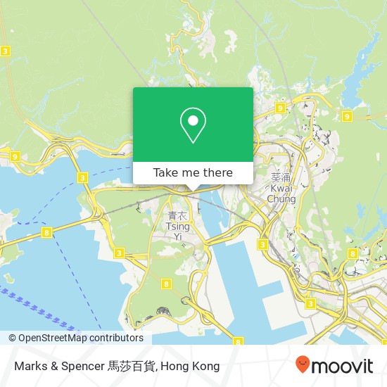 Marks & Spencer 馬莎百貨 map
