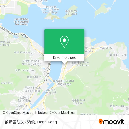 啟新書院(小學部)地圖