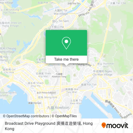 Broadcast Drive Playground 廣播道遊樂場 map