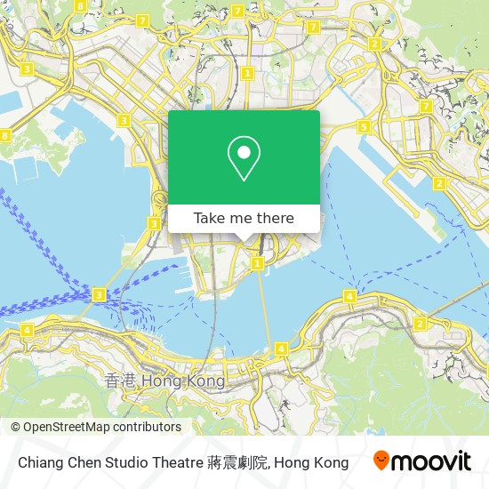 Chiang Chen Studio Theatre 蔣震劇院 map