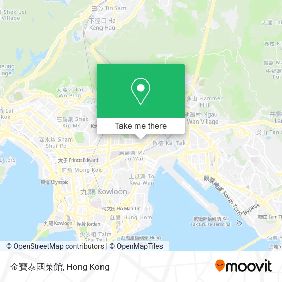金寶泰國菜館地圖