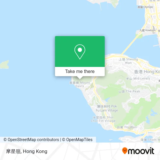 摩星嶺 map