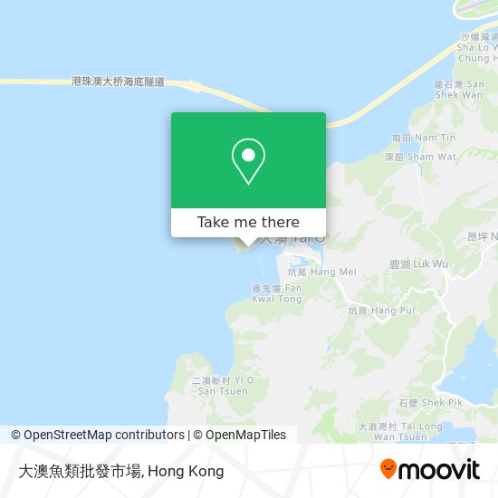 大澳魚類批發市場 map