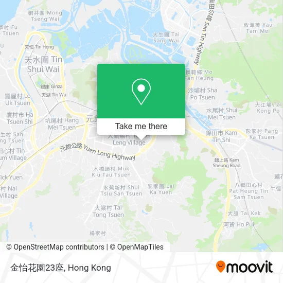 金怡花園23座 map