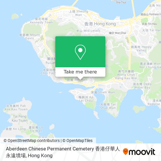 Aberdeen Chinese Permanent Cemetery 香港仔華人永遠墳場 map