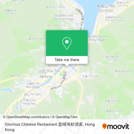 Glorious Chinese Restaurant 盈暉海鮮酒家 map