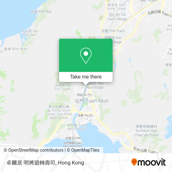 卓爾居 明將迴轉壽司地圖