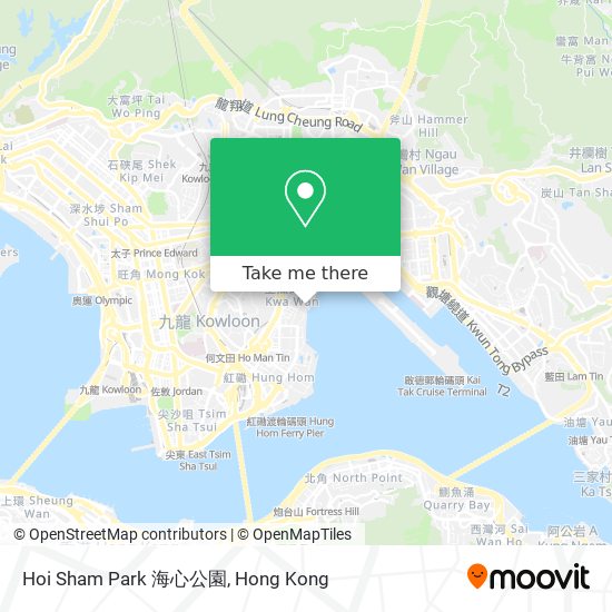 Hoi Sham Park 海心公園 map
