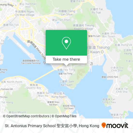 St. Antonius Primary School 聖安當小學 map