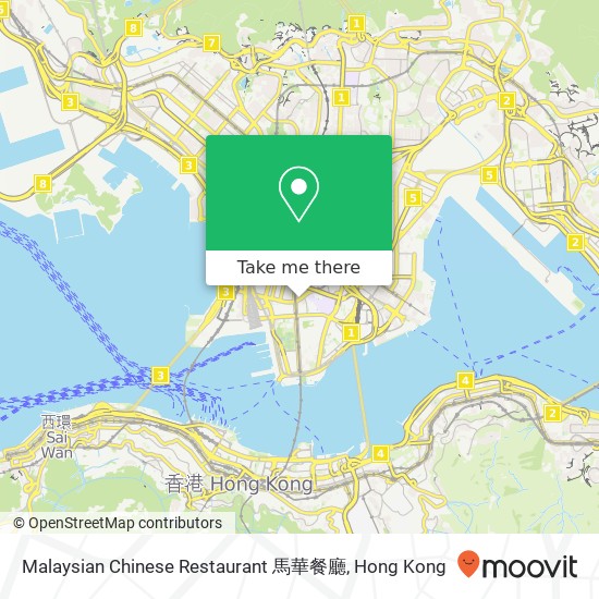 Malaysian Chinese Restaurant 馬華餐廳地圖