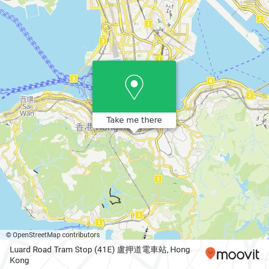 Luard Road Tram Stop (41E) 盧押道電車站 map