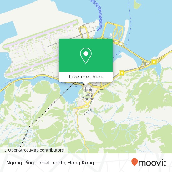 Ngong Ping Ticket booth map