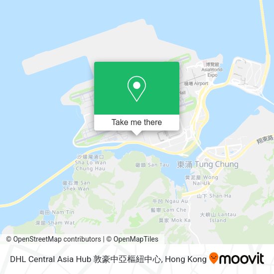 DHL Central Asia Hub 敦豪中亞樞紐中心 map