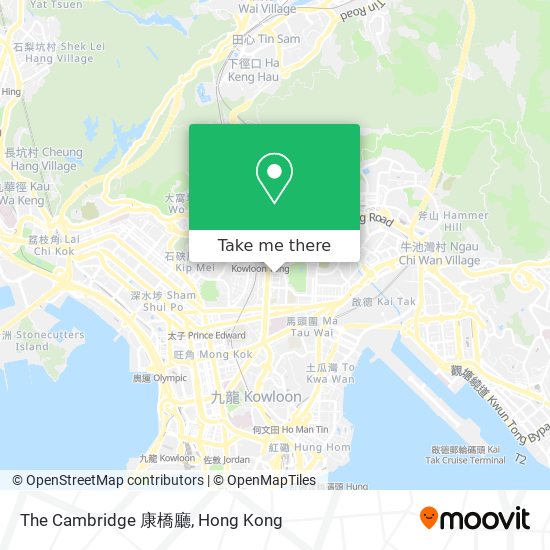 The Cambridge 康橋廳 map