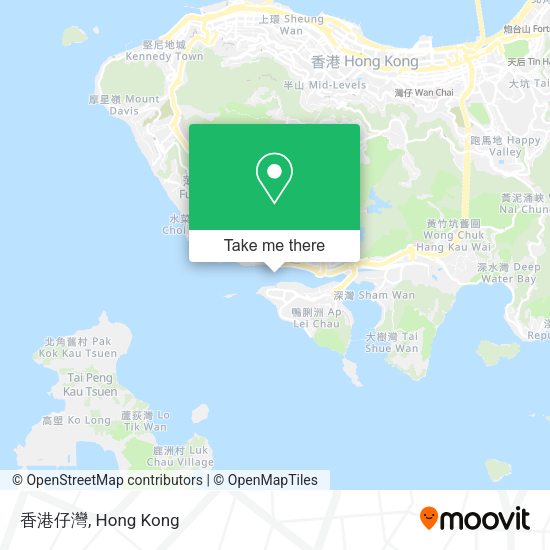 香港仔灣 map