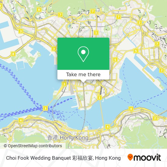 Choi Fook Wedding Banquet 彩福欣宴 map