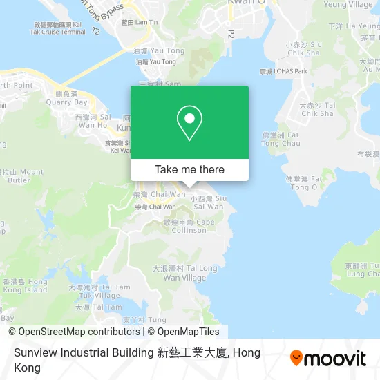 Sunview Industrial Building 新藝工業大廈 map