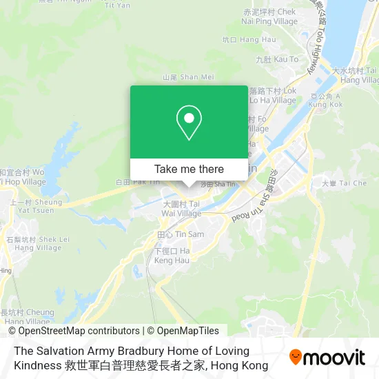 The Salvation Army Bradbury Home of Loving Kindness 救世軍白普理慈愛長者之家地圖