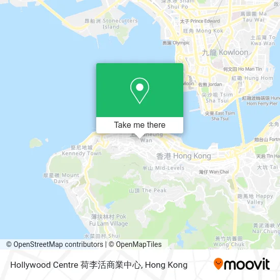 Hollywood Centre 荷李活商業中心 map