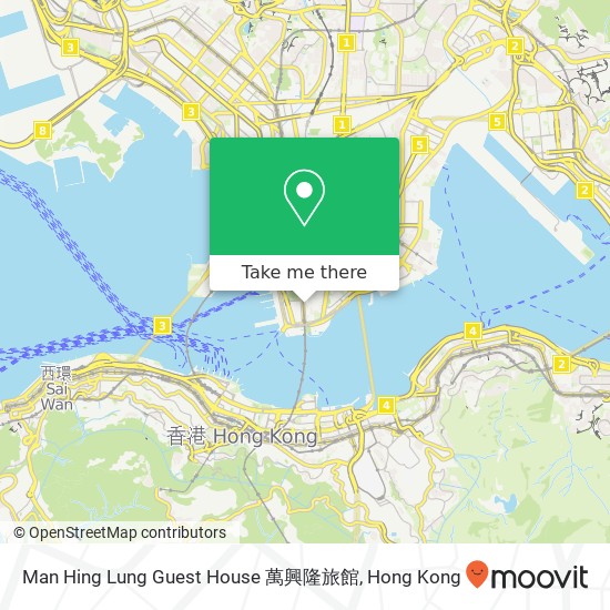 Man Hing Lung Guest House 萬興隆旅館地圖