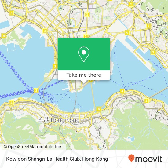 Kowloon Shangri-La Health Club map