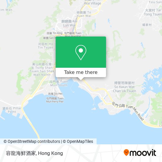 容龍海鮮酒家地圖