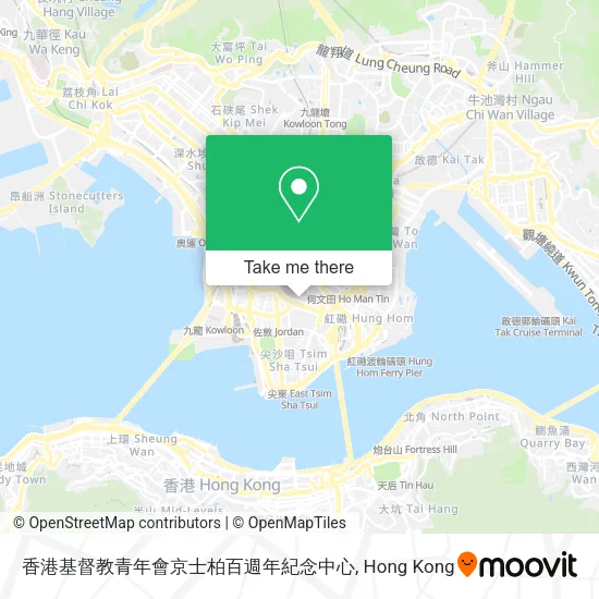 香港基督教青年會京士柏百週年紀念中心 map