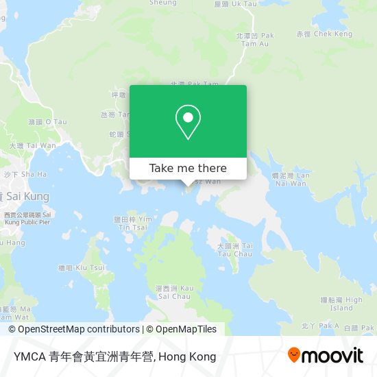 YMCA 青年會黃宜洲青年營 map