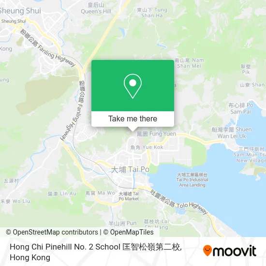 Hong Chi Pinehill No. 2 School 匡智松嶺第二校 map